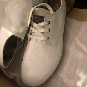 Brand new size 12 white toms
